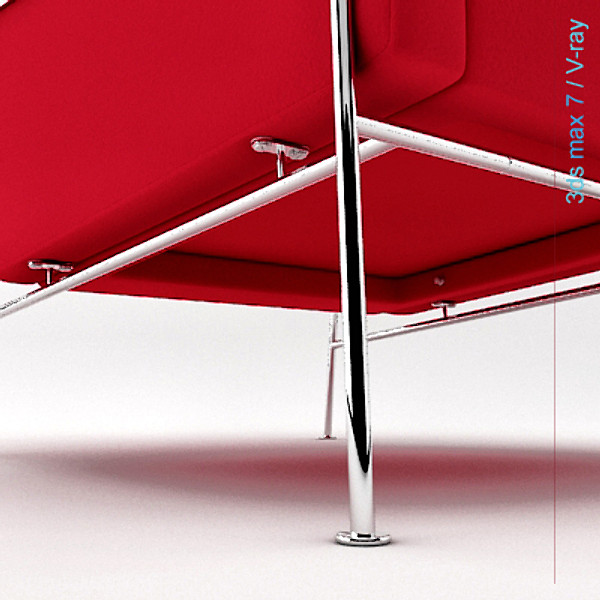 3d model design series - series 3300 easy chair by lajhar